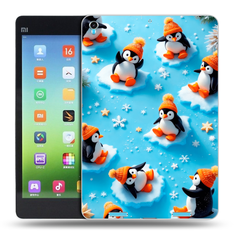 Силиконовый чехол на Xiaomi MiPad с принтом Новый год Силиконовый чехол на Xiaomi MiPad с принтом Новый год