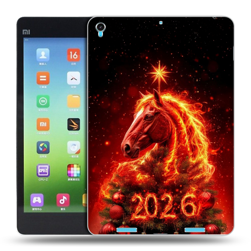 Силиконовый чехол на Xiaomi MiPad с принтом Новый год Силиконовый чехол на Xiaomi MiPad с принтом Новый год
