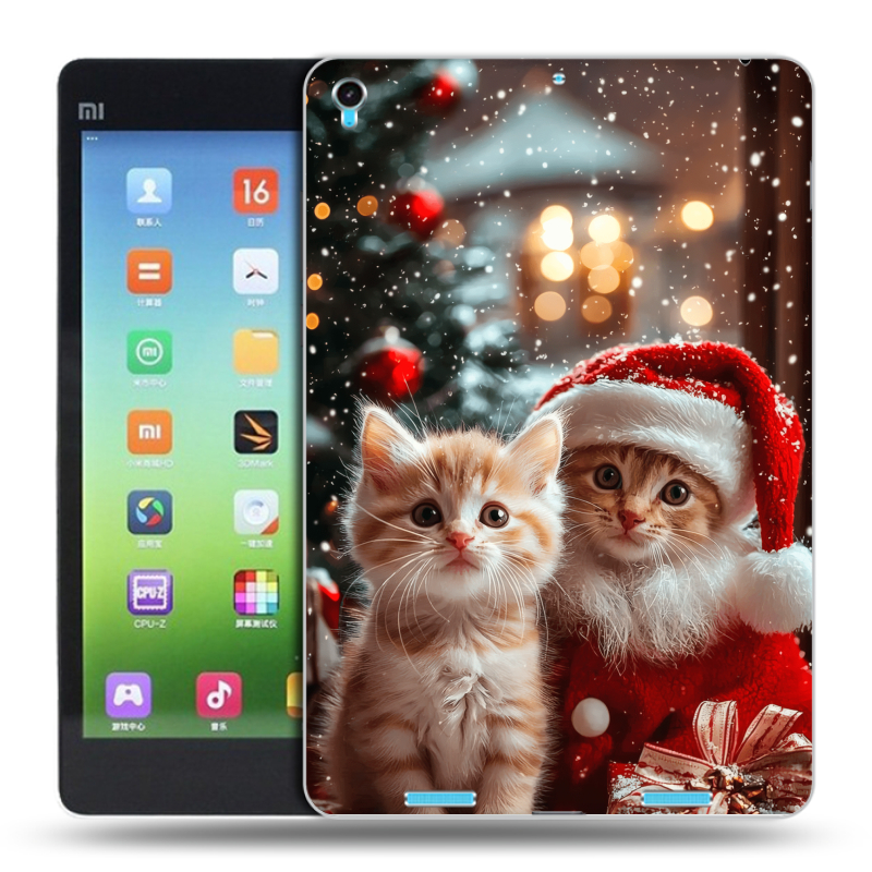 Силиконовый чехол на Xiaomi MiPad с принтом Новый год Силиконовый чехол на Xiaomi MiPad с принтом Новый год