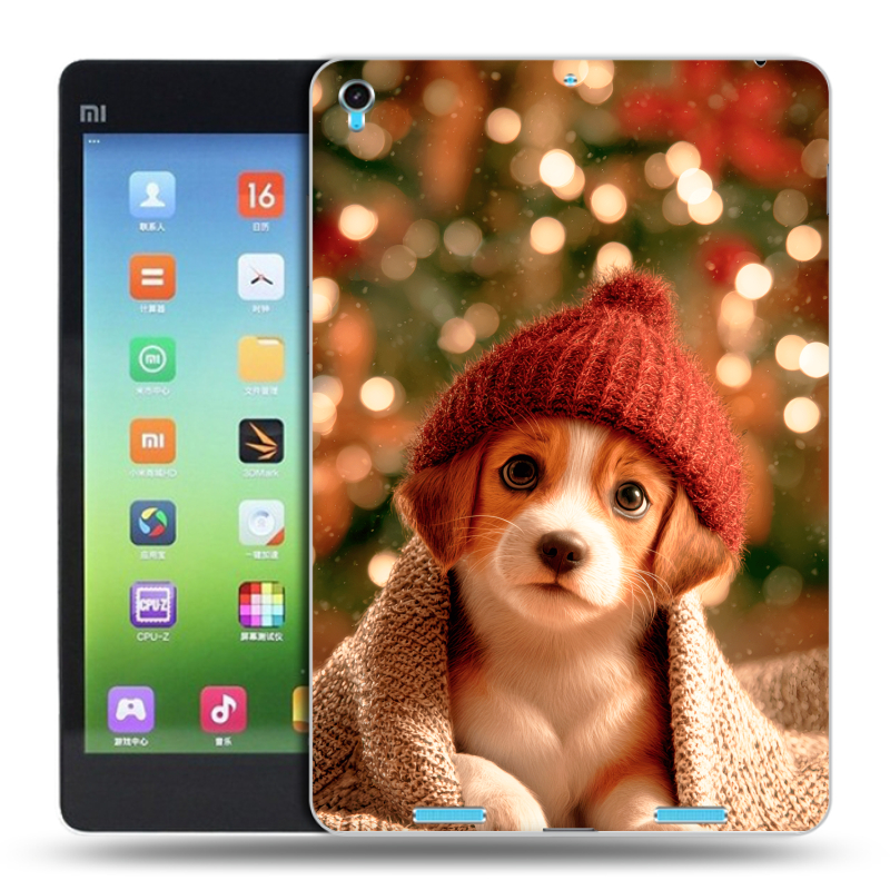 Силиконовый чехол на Xiaomi MiPad с принтом Новый год Силиконовый чехол на Xiaomi MiPad с принтом Новый год