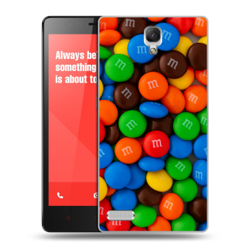 Пластиковый чехол на Xiaomi RedMi Note с принтом Конфеты Пластиковый чехол на Xiaomi RedMi Note с принтом Конфеты