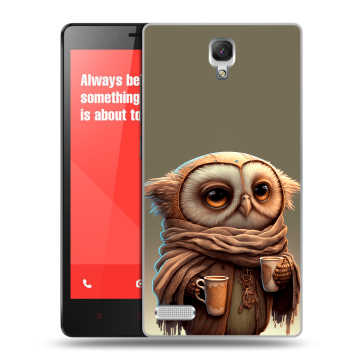 Пластиковый чехол на Xiaomi RedMi Note с принтом Сова