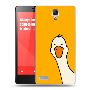 Пластиковый чехол на Xiaomi RedMi Note с принтом Утка