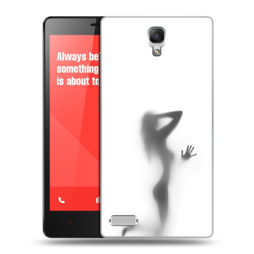 Пластиковый чехол на Xiaomi RedMi Note с принтом Силуэт Пластиковый чехол на Xiaomi RedMi Note с принтом Силуэт
