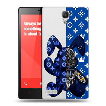 Пластиковый чехол на Xiaomi RedMi Note с принтом Луи робот Пластиковый чехол на Xiaomi RedMi Note с принтом Луи робот