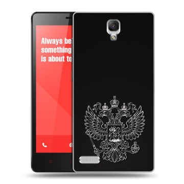 Пластиковый чехол на Xiaomi RedMi Note с принтом Герб России Пластиковый чехол на Xiaomi RedMi Note с принтом Герб России