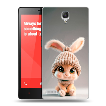 Пластиковый чехол на Xiaomi RedMi Note с принтом Кролик Пластиковый чехол на Xiaomi RedMi Note с принтом Кролик