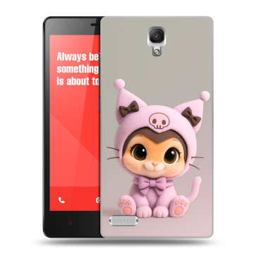 Пластиковый чехол на Xiaomi RedMi Note с принтом Куроми Kuromi Пластиковый чехол на Xiaomi RedMi Note с принтом Куроми Kuromi
