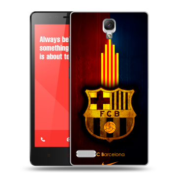 Пластиковый чехол на Xiaomi RedMi Note с принтом Барселона Barcelona Пластиковый чехол на Xiaomi RedMi Note с принтом Барселона Barcelona