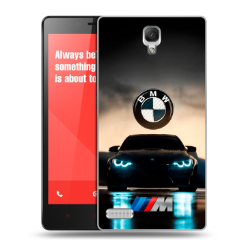 Пластиковый чехол на Xiaomi RedMi Note с принтом БМВ BMW Пластиковый чехол на Xiaomi RedMi Note с принтом БМВ BMW