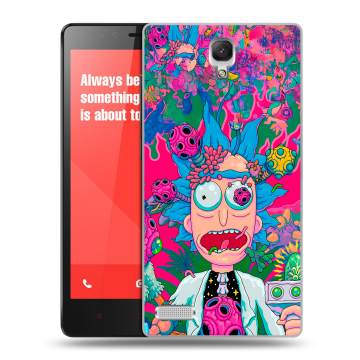 Пластиковый чехол на Xiaomi RedMi Note с принтом Рик и Морти Rick Morty Пластиковый чехол на Xiaomi RedMi Note с принтом Рик и Морти Rick Morty