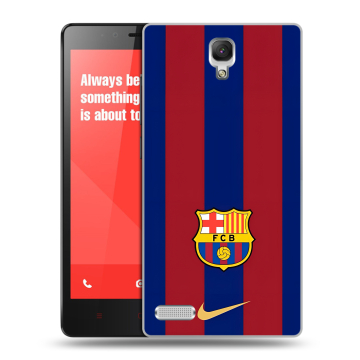Пластиковый чехол на Xiaomi RedMi Note с принтом Барселона Barcelona