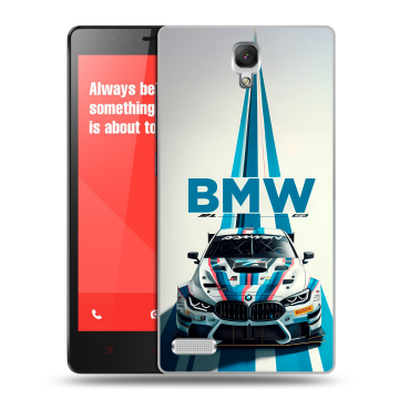 Пластиковый чехол на Xiaomi RedMi Note с принтом БМВ BMW Пластиковый чехол на Xiaomi RedMi Note с принтом БМВ BMW