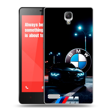 Пластиковый чехол на Xiaomi RedMi Note с принтом БМВ BMW Пластиковый чехол на Xiaomi RedMi Note с принтом БМВ BMW