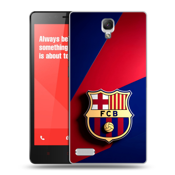 Пластиковый чехол на Xiaomi RedMi Note с принтом Барселона Barcelona