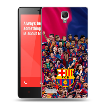 Пластиковый чехол на Xiaomi RedMi Note с принтом Барселона Barcelona Пластиковый чехол на Xiaomi RedMi Note с принтом Барселона Barcelona