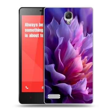 Пластиковый чехол на Xiaomi RedMi Note с принтом женский цветы Пластиковый чехол на Xiaomi RedMi Note с принтом женский цветы