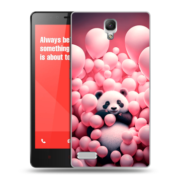 Пластиковый чехол на Xiaomi RedMi Note с принтом Панда