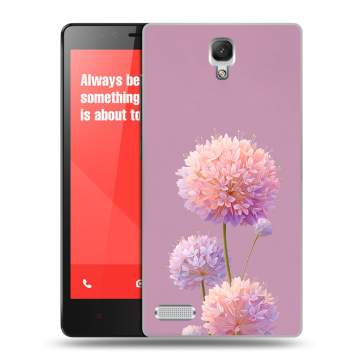 Пластиковый чехол на Xiaomi RedMi Note с принтом Цветы