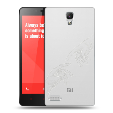 Пластиковый чехол на Xiaomi RedMi Note с принтом Сотворение мира