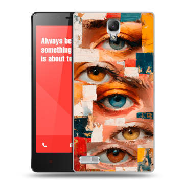 Пластиковый чехол на Xiaomi RedMi Note с принтом Модный принт