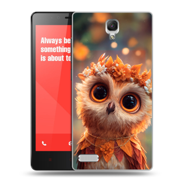 Пластиковый чехол на Xiaomi RedMi Note с принтом Милая сова