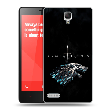 Пластиковый чехол на Xiaomi RedMi Note с принтом Игра Престолов Game Thrones Пластиковый чехол на Xiaomi RedMi Note с принтом Игра Престолов Game Thrones