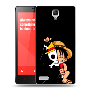 Пластиковый чехол на Xiaomi RedMi Note с принтом One Piece Ван Пис