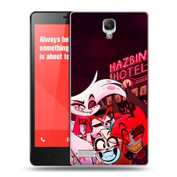 Пластиковый чехол на Xiaomi RedMi Note с принтом Hazbin Hotel Отель Хазбин Пластиковый чехол на Xiaomi RedMi Note с принтом Hazbin Hotel Отель Хазбин