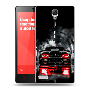 Пластиковый чехол на Xiaomi RedMi Note с принтом BMW БМВ Пластиковый чехол на Xiaomi RedMi Note с принтом BMW БМВ