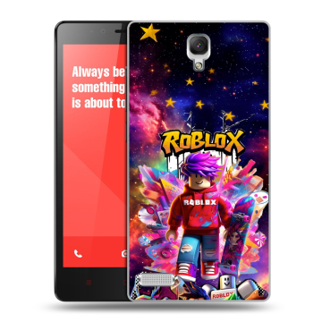 Пластиковый чехол на Xiaomi RedMi Note с принтом Roblox Роблокс Пластиковый чехол на Xiaomi RedMi Note с принтом Roblox Роблокс