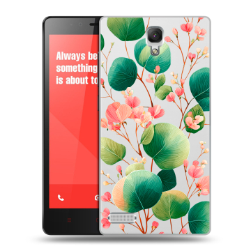 Пластиковый чехол на Xiaomi RedMi Note с принтом женский