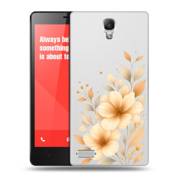 Пластиковый чехол на Xiaomi RedMi Note с принтом для девушки