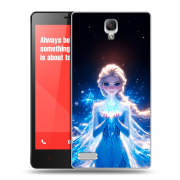 Пластиковый чехол на Xiaomi RedMi Note с принтом Холодное сердце Frozen Пластиковый чехол на Xiaomi RedMi Note с принтом Холодное сердце Frozen