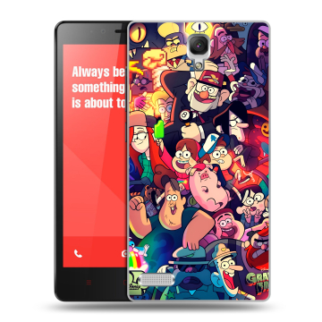 Пластиковый чехол на Xiaomi RedMi Note с принтом Gravity Falls Гравити Фолз Пластиковый чехол на Xiaomi RedMi Note с принтом Gravity Falls Гравити Фолз