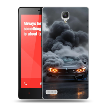 Пластиковый чехол на Xiaomi RedMi Note с принтом BMW БМВ Пластиковый чехол на Xiaomi RedMi Note с принтом BMW БМВ