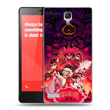 Пластиковый чехол на Xiaomi RedMi Note с принтом Hazbin Hotel Отель Хазбин Пластиковый чехол на Xiaomi RedMi Note с принтом Hazbin Hotel Отель Хазбин