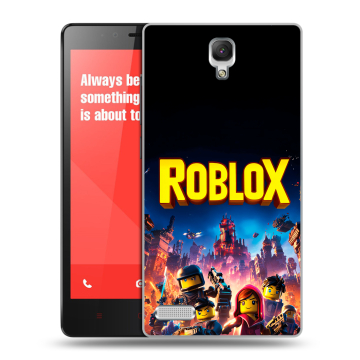 Пластиковый чехол на Xiaomi RedMi Note с принтом Roblox Роблокс Пластиковый чехол на Xiaomi RedMi Note с принтом Roblox Роблокс