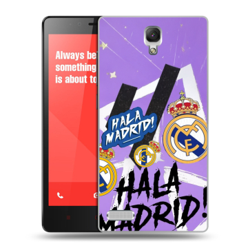Пластиковый чехол на Xiaomi RedMi Note с принтом Real Madrid Реал Мадрид Пластиковый чехол на Xiaomi RedMi Note с принтом Real Madrid Реал Мадрид