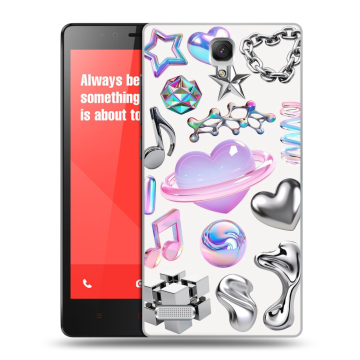 Пластиковый чехол на Xiaomi RedMi Note с принтом Y2K Пластиковый чехол на Xiaomi RedMi Note с принтом Y2K