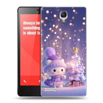 Пластиковый чехол на Xiaomi RedMi Note с принтом Новый год Пластиковый чехол на Xiaomi RedMi Note с принтом Новый год
