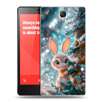 Пластиковый чехол на Xiaomi RedMi Note с принтом Новый год Пластиковый чехол на Xiaomi RedMi Note с принтом Новый год