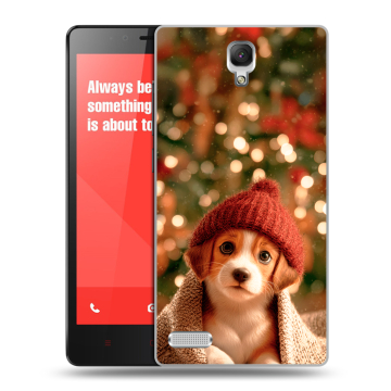 Пластиковый чехол на Xiaomi RedMi Note с принтом Новый год Пластиковый чехол на Xiaomi RedMi Note с принтом Новый год