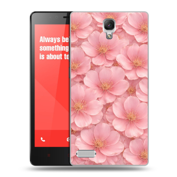 Пластиковый чехол на Xiaomi RedMi Note с принтом женский