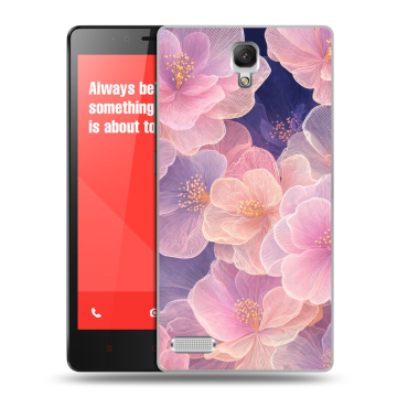 Пластиковый чехол на Xiaomi RedMi Note с принтом женский