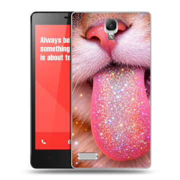 Пластиковый чехол на Xiaomi RedMi Note с принтом для девочек Пластиковый чехол на Xiaomi RedMi Note с принтом для девочек