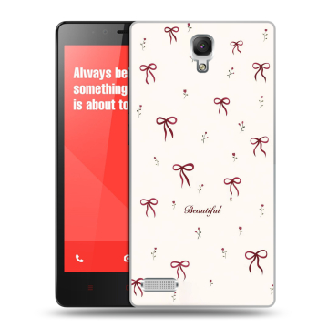 Пластиковый чехол на Xiaomi RedMi Note с принтом для девочек Пластиковый чехол на Xiaomi RedMi Note с принтом для девочек