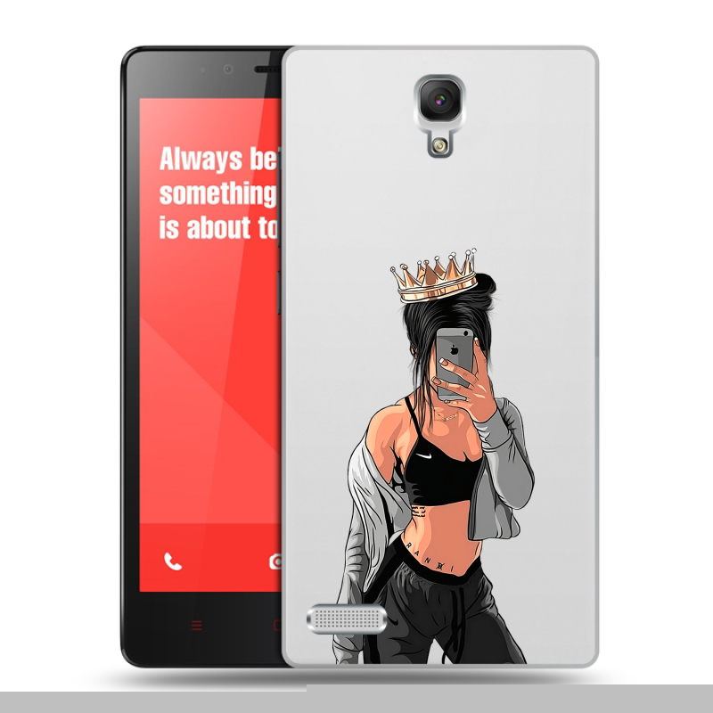 Пластиковый чехол на Xiaomi RedMi Note с принтом Женские принты Пластиковый чехол на Xiaomi RedMi Note с принтом Женские принты