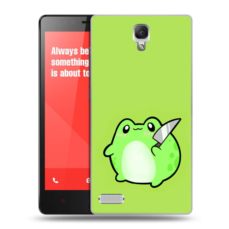 Пластиковый чехол на Xiaomi RedMi Note с принтом Лягушенок Пластиковый чехол на Xiaomi RedMi Note с принтом Лягушенок