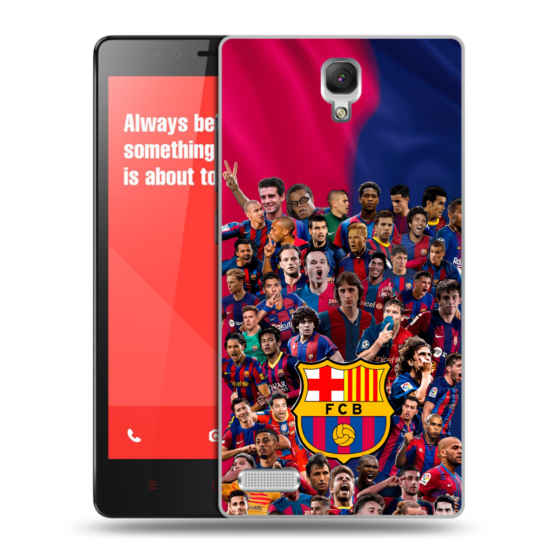 Пластиковый чехол на Xiaomi RedMi Note с принтом Барселона Barcelona Пластиковый чехол на Xiaomi RedMi Note с принтом Барселона Barcelona